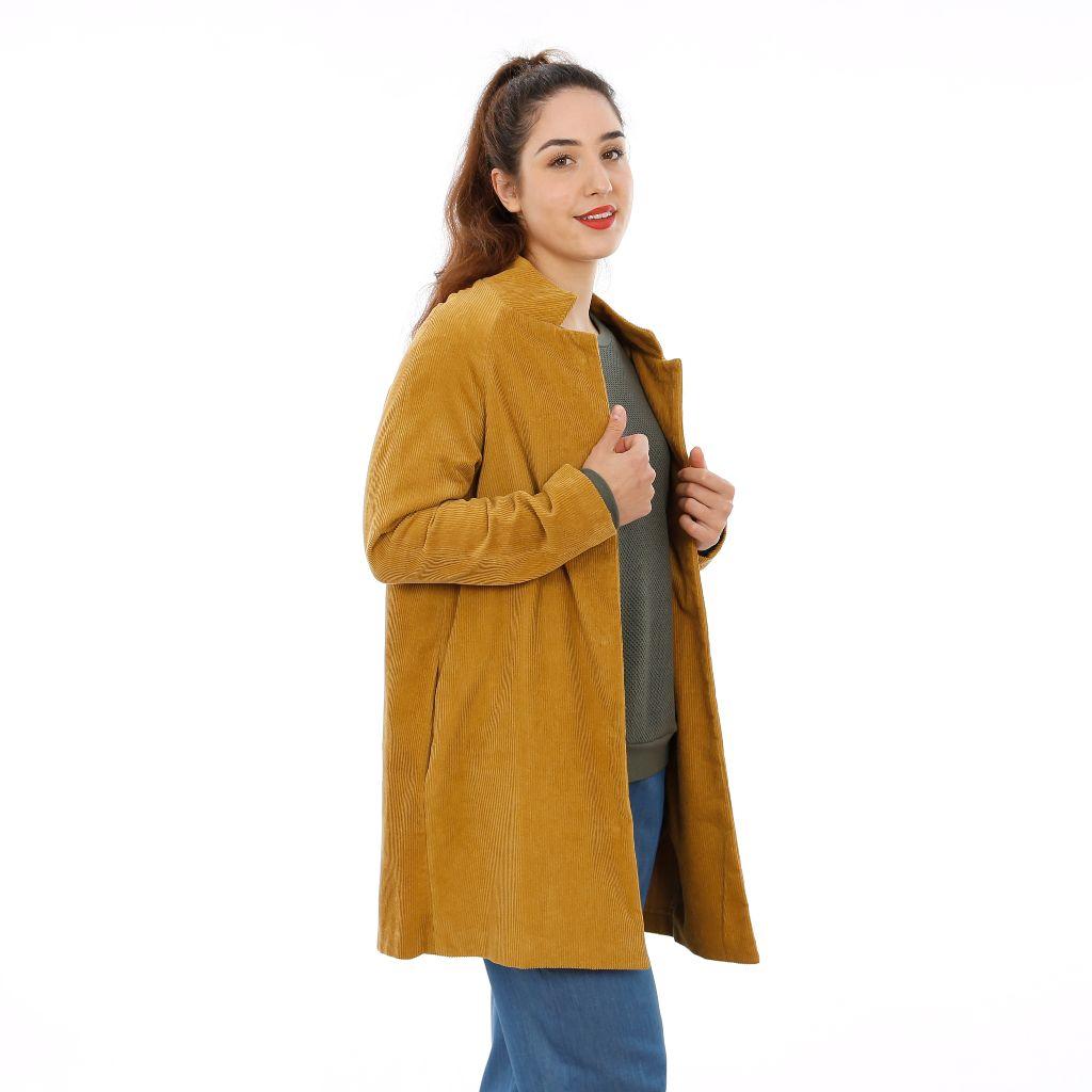 Papierschnittmuster Kurzmantel Frau Linda XS-XXL